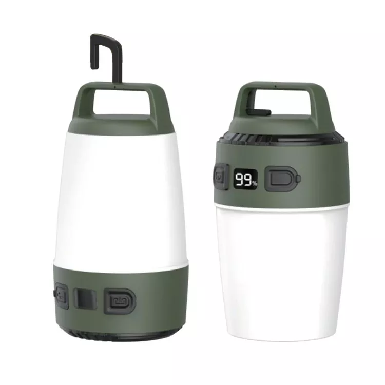 36W rød og hvid LED campinglanterne genopladelig